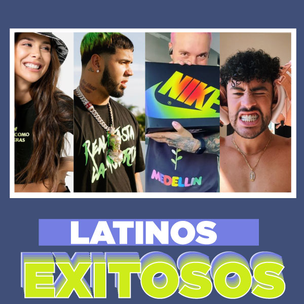 Los artistas latinos  asociados con las marcas de ropa