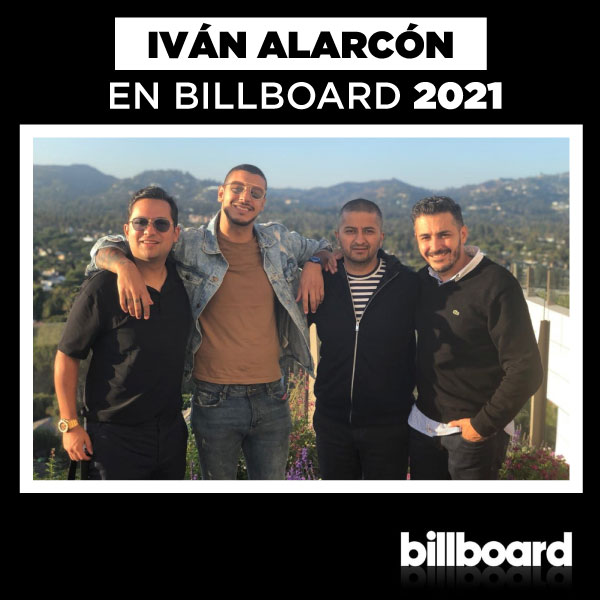 El colombiano Iván Alarcón en Billboard 2021